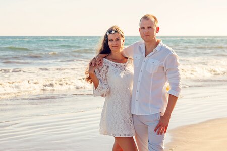 A couple of young couple romanticism photo