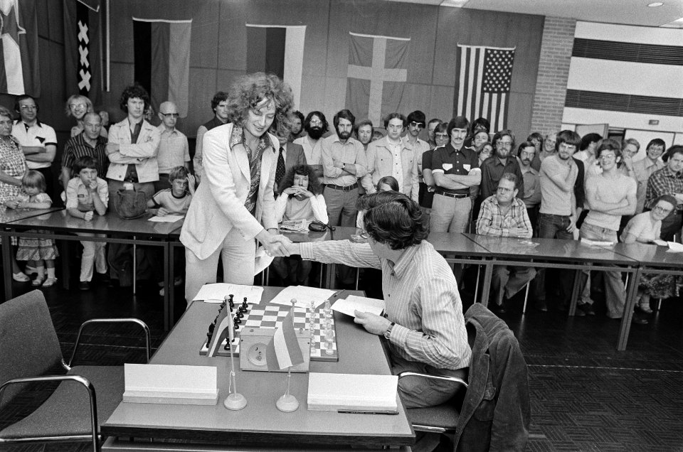 IBM schaaktoernooi, laatste ronde Timman (l) tegen Ree, Bestanddeelnr 929-8379