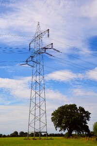 Power poles pylon catenary photo