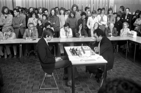 IBM-schaaktoernooi, Planinec (links) en Petrosjan, Bestanddeelnr 926-5794