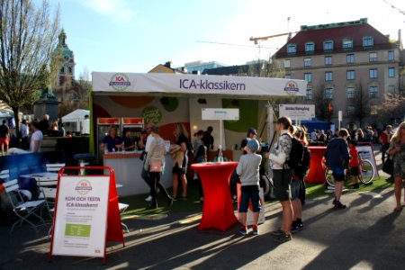 ICA-bil i Kungsträdgården - Eurovision