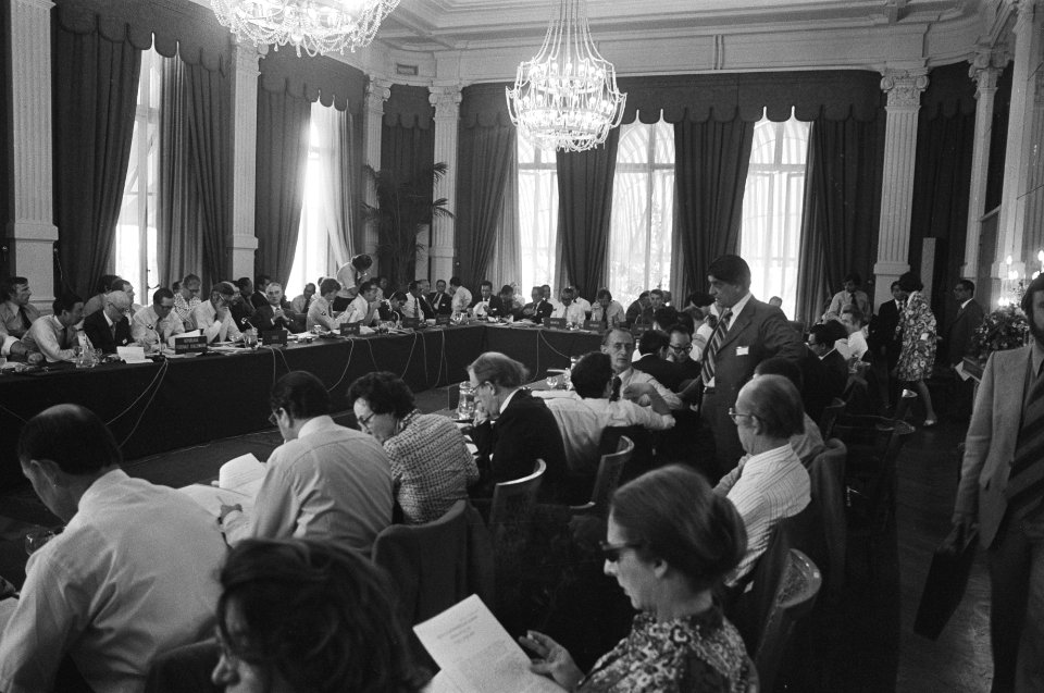 IGGI-conferentie in Amstelhotel in Amsterdam, overzicht conferentie, Bestanddeelnr 928-6339