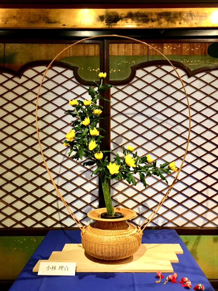 Ikebana exhibition at Meguro Gajoen 2018 41