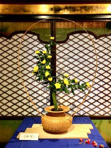 Ikebana exhibition at Meguro Gajoen 2018 41
