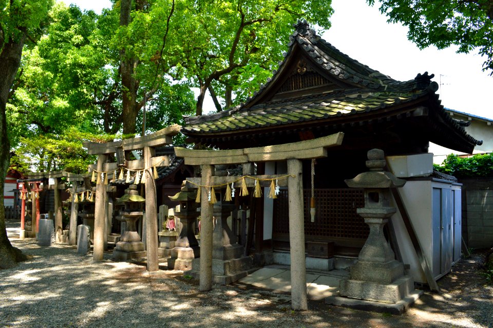 Ikune-jinja (Sumiyoshi, Osaka), keidaisha