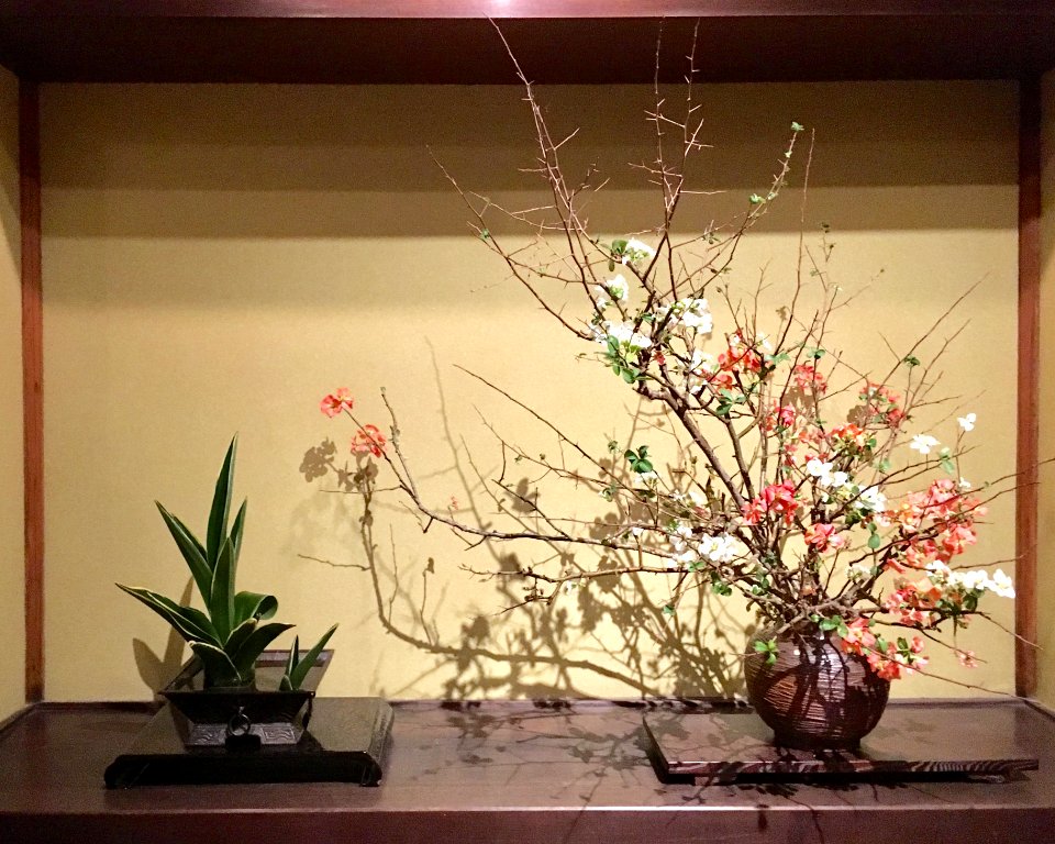 Ikebana exhibition at Meguro Gajoen 2018 09
