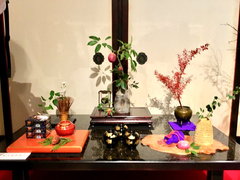 Ikebana exhibition at Meguro Gajoen 2018 08