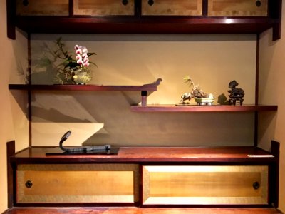 Ikebana exhibition at Meguro Gajoen 2018 03