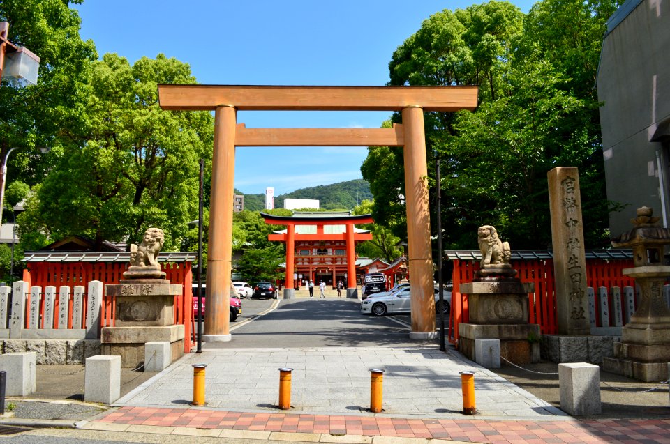 Ikuta-jinja, otorii-1