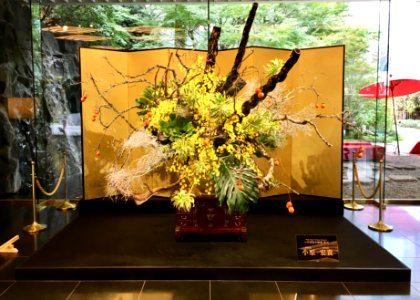 Ikebana exhibition at Meguro Gajoen 2018 01