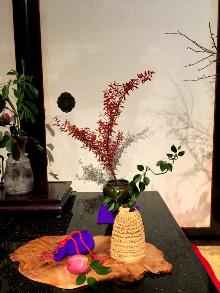 Ikebana exhibition at Meguro Gajoen 2018 07