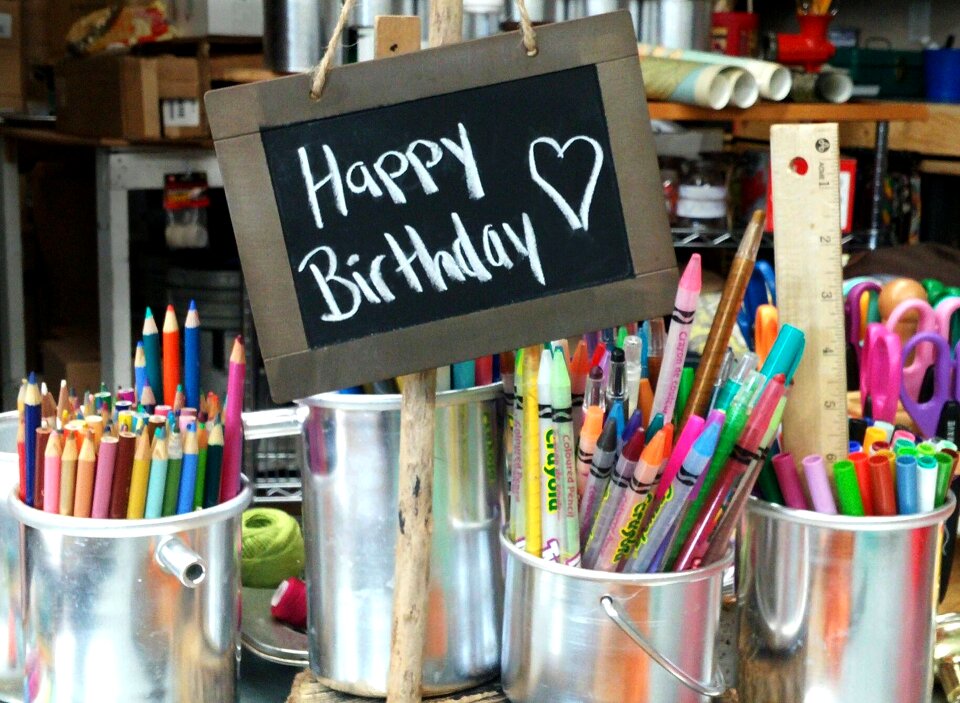 Handwritten celebration happy
