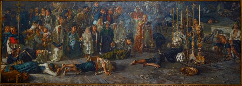 Il voto by Francesco Paolo Michetti, 1883 - Galleria nazionale d'arte moderna - Rome, Italy - DSC05360
