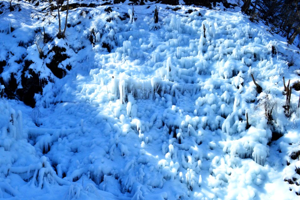 Ice Pillars in Ashigakubo, Yokoze