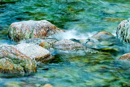 Verzasca water and stone switzerland photo