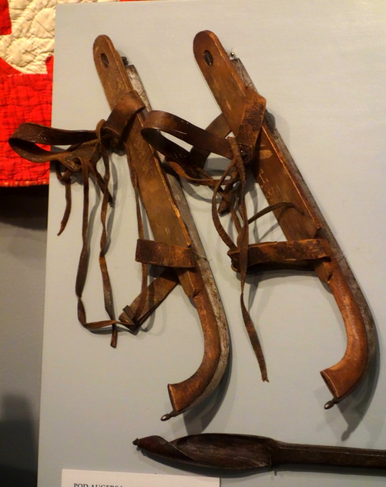 Ice skates, Friesland, Holland, brought to Wisconsin in 1845 - Wisconsin Historical Museum - DSC03316