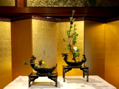 Ikebana exhibition at Meguro Gajoen 2018 18a
