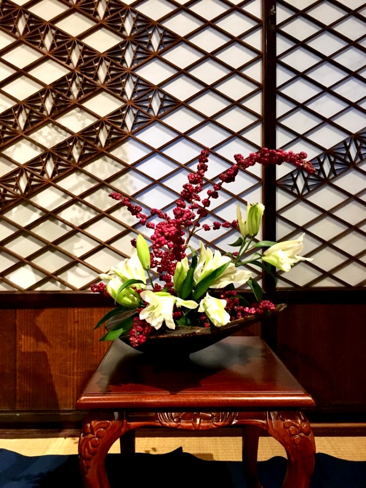 Ikebana exhibition at Meguro Gajoen 2018 11