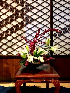 Ikebana exhibition at Meguro Gajoen 2018 11