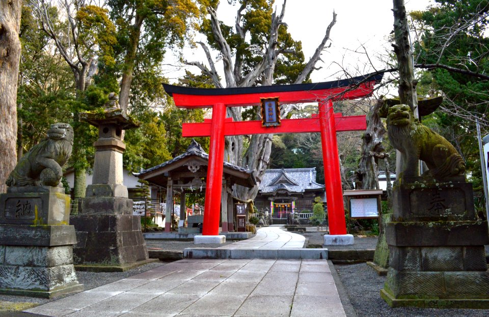 Ikonahimenomikoto-jinja torii
