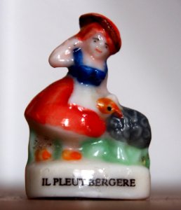 Il pleut BergereBanette le Fou, Porcelain Feves et Galette des Rois