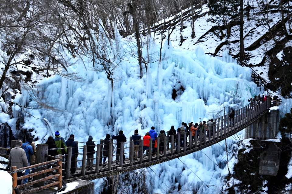 Ice Pillars in Ono-uchi, Ogano