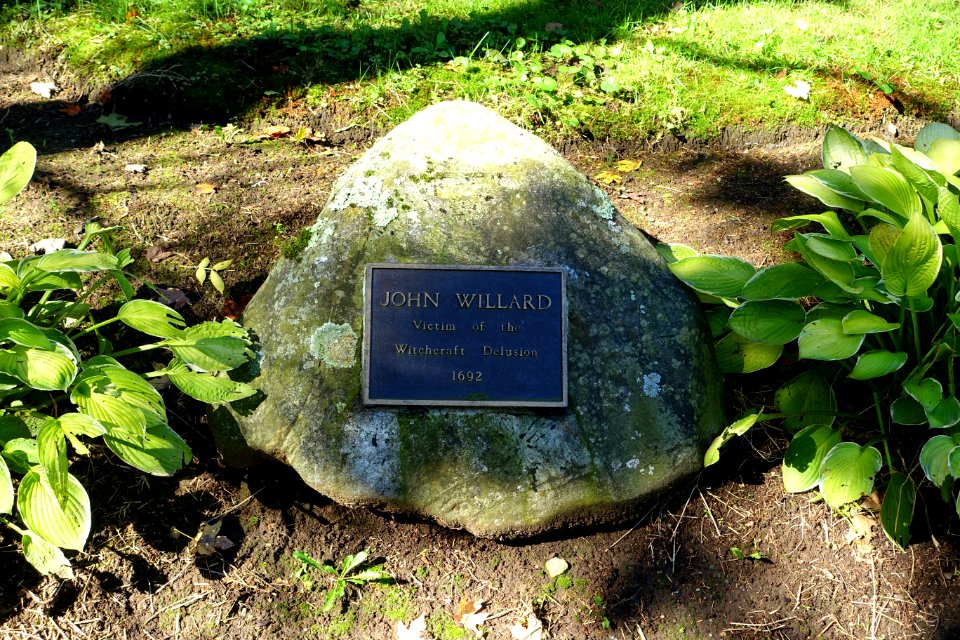 John Willard, Victim of the Witchcraft Delusion, 1692 - Middleton, Massachusetts - DSC06067