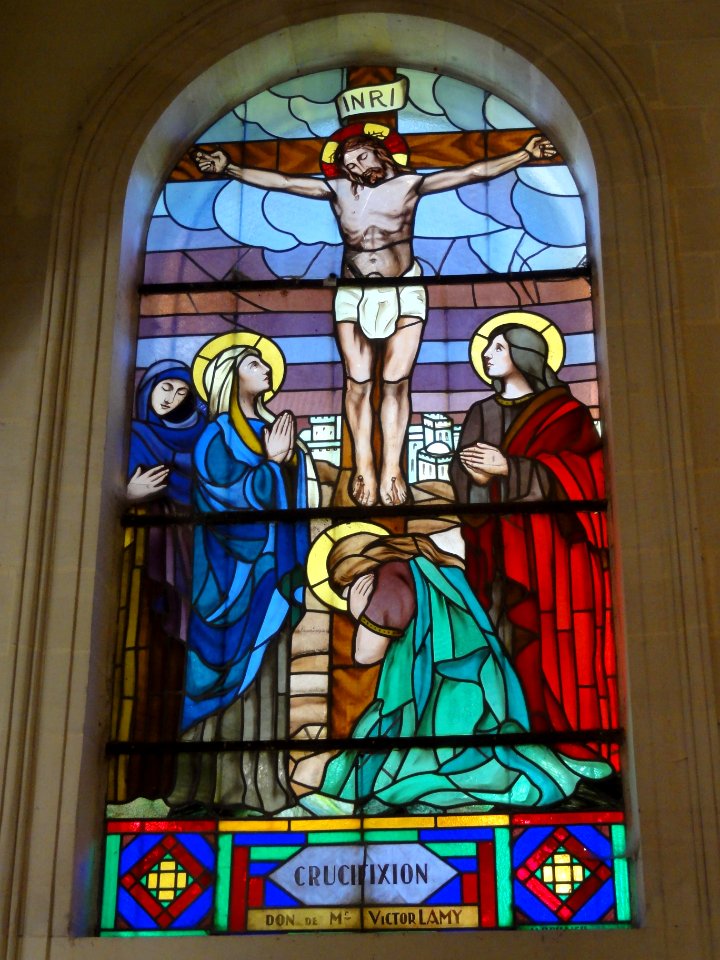 Joncourt (Aisne) église, vitrail 04