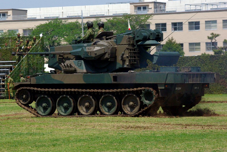 JGSDF Type 87 Self-Propelled Anti-Aircraft Gun 20120429-01