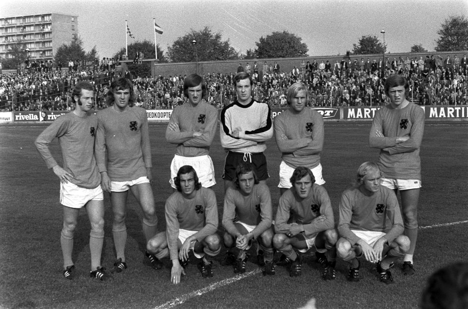 Jong Oranje tegen DDR jeugd , elftal Nederland, Bestanddeelnr 925-0310