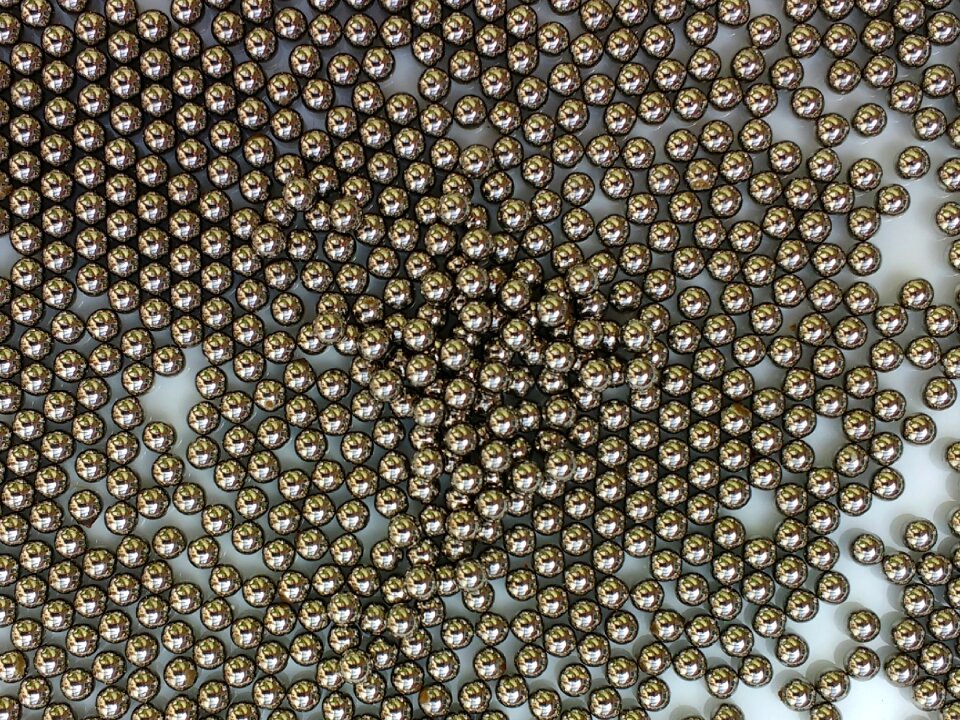 Steel ball steel metal