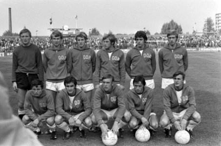 Jong Oranje tegen DDR jeugd , elftal DDR, Bestanddeelnr 925-0309