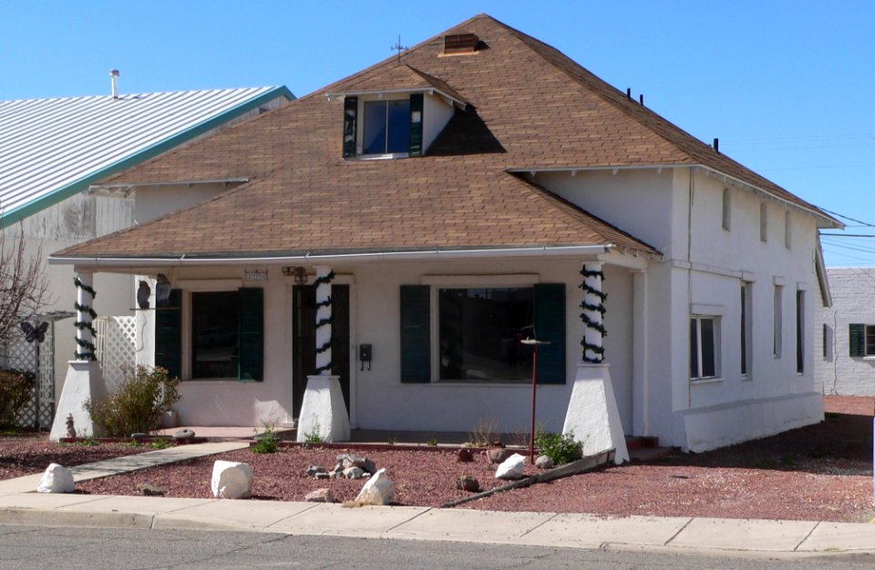 Johnson-Tillotson house (Willcox, AZ) from SE 2