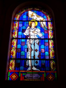 Joncourt (Aisne) église, vitrail 02