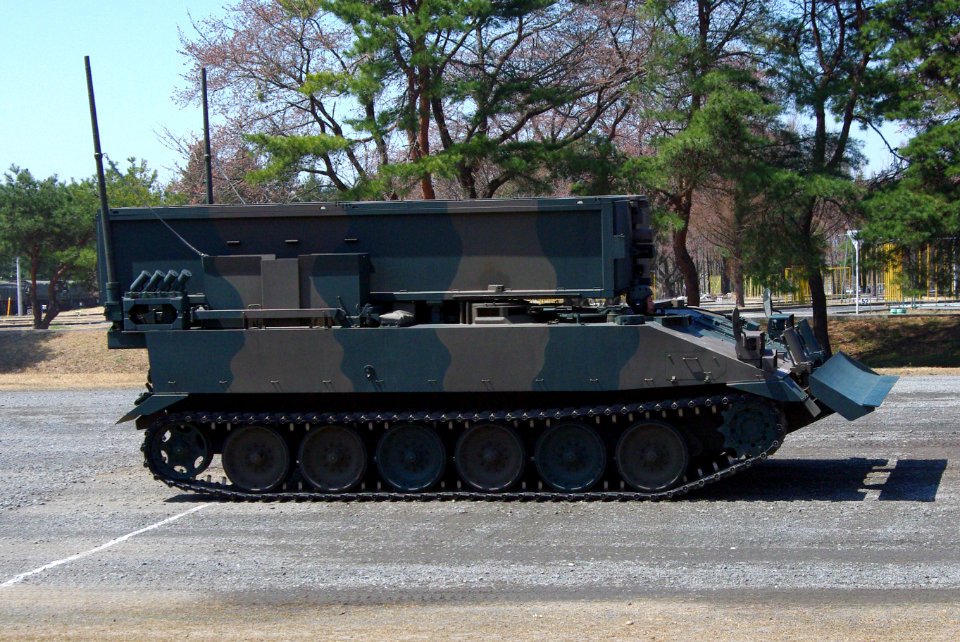 JGSDF Type92 Mine clearing vehicle 20120408-01