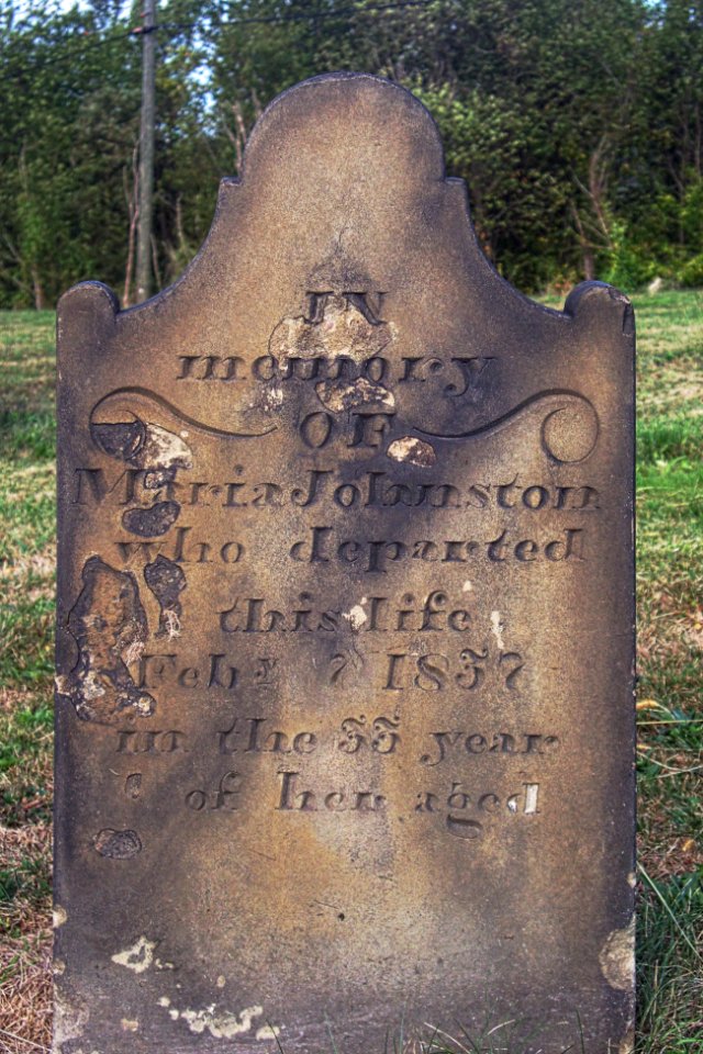 Johnston (Maria), Robinson Run Cemetery, 2015-09-27, 01