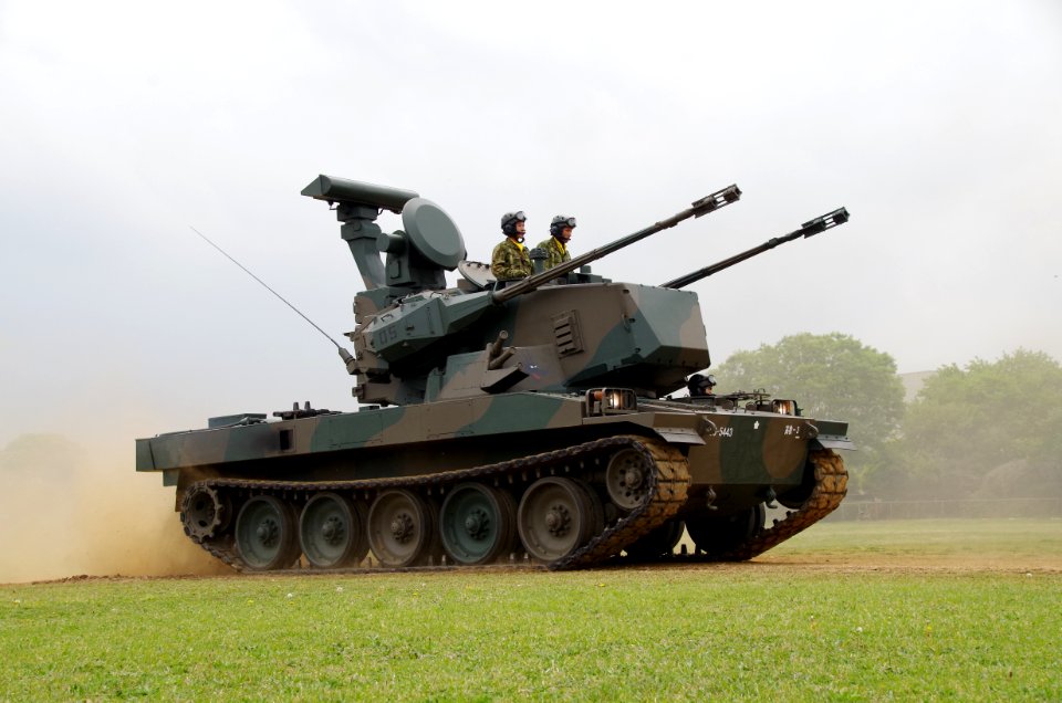 JGSDF Type 87 Self-Propelled Anti-Aircraft Gun 20140429-02