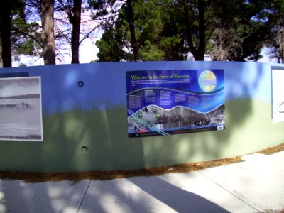 John Tognela Rest Stop, Forrest Highway - Welcome to Shire of Waroona sign 2 (E37@WTW2013)