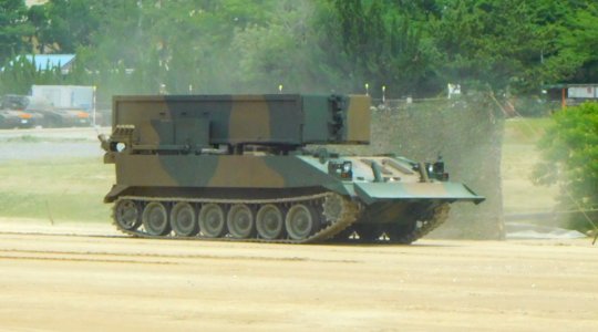 JGSDF Type 92 Mine Clearance Vehicle at the Camp Okubo 004
