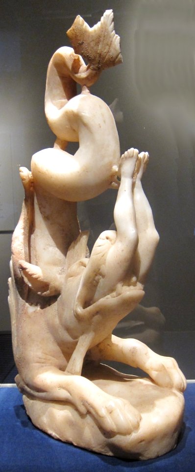 Jonah Swallowed, 280-290 CE, marble, late Roman, Asia Minor, Cleveland Museum of Art
