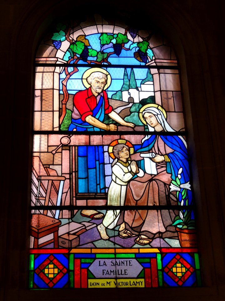 Joncourt (Aisne) église, vitrail 06