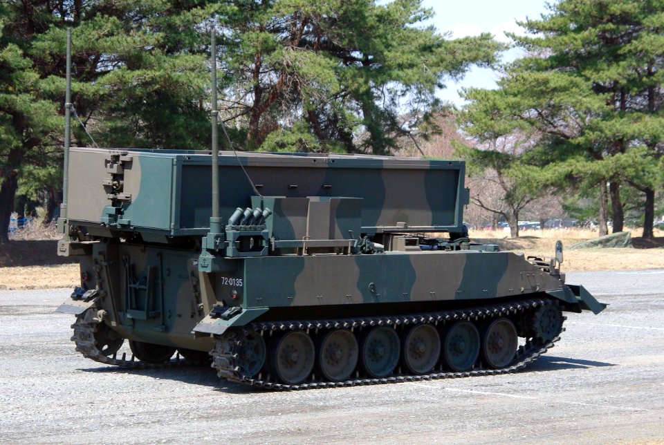 JGSDF Type92 Mine clearing vehicle 20120408-02