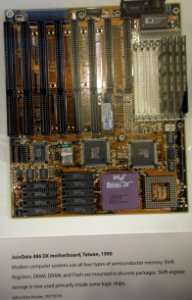 JoinData 486 DX motherboard at CHM photo