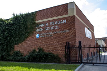 John H. Reagan High School - 10 - World School Sign