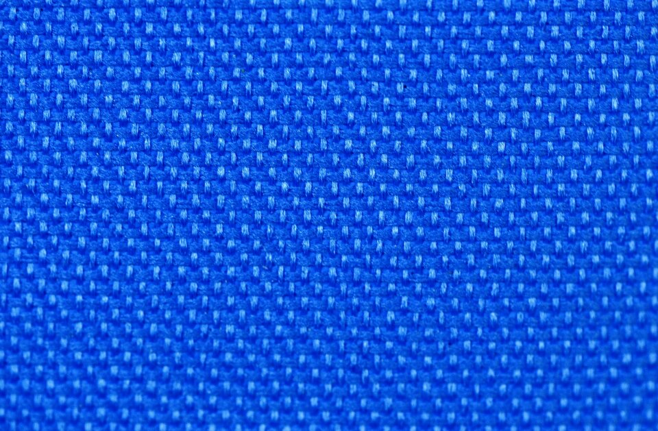 Close up fabric blue