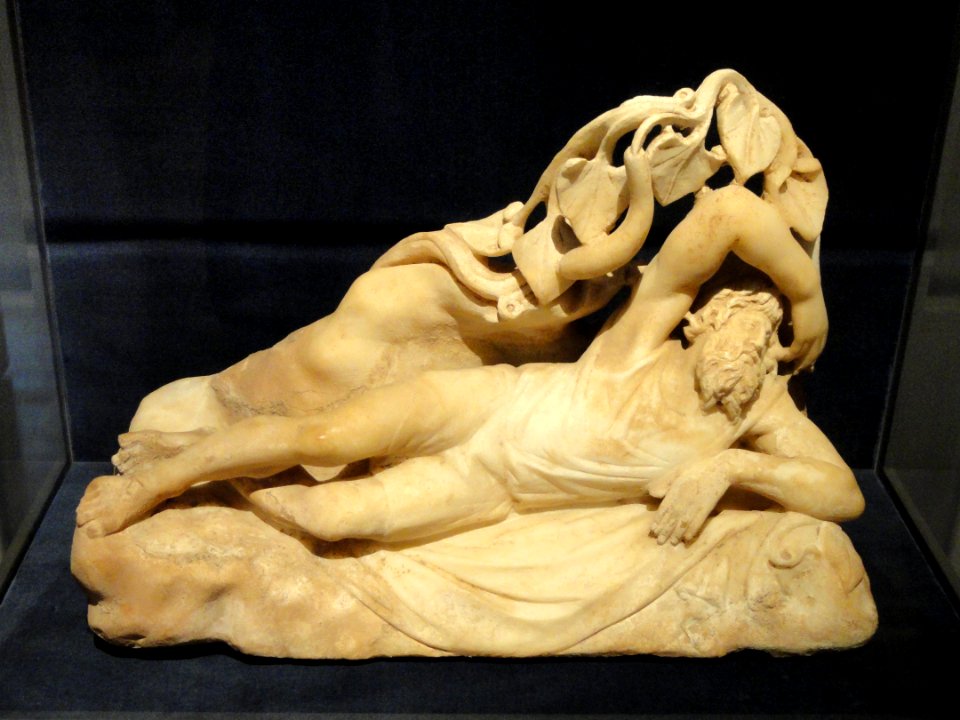 Jonah Under the Gourd Vine, 280-290 AD, Late Roman, Asia Minor, marble - Cleveland Museum of Art - DSC08339