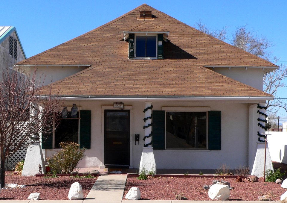 Johnson-Tillotson house (Willcox, AZ) from SE 1