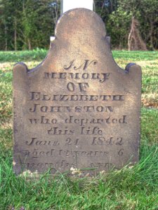 Johnston (Elizebeth), Robinson Run Cemetery, 2015-09-27, 01