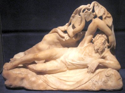 Jonah Under the Gourd Vine, 280-290 CE, marble, late Roman, Asia Minor, Cleveland Museum of Art