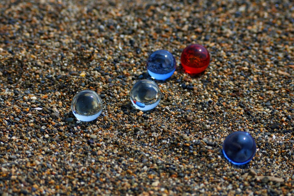 Sand glass marble